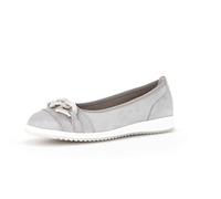 Gabor Ballerina Slipper Schlupfschuh Damen Grau Neu für Damen, grau, Größe 42 EU / 8 UK