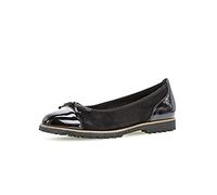 Gabor Damen Klassische Ballerinas, Frauen sportliche Ballerinas,Ballerina-Schuhe,Ballett-Schuhe,Ballet-Flats,Women's,schwarz (Cognac),38 EU / 5 UK