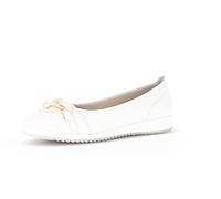 Gabor Damen Klassische Ballerinas, Frauen sportliche Flats,Wechselfußbett,Halbschuhe,Sommerschuhe,Slipper,Ausgehschuhe,Latte,42 EU / 8 UK
