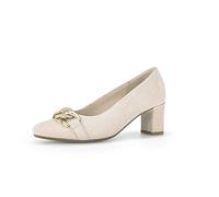 Gabor Damen Klassische Pumps, Frauen Absatzschuhe,Moderate Mehrweite (G),stöckelschuhe,Businessschuhe,büro,Oak (Uni+Gold),37 EU / 4 UK