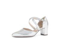Gabor Damen Klassische Pumps, Frauen Absatzschuhe,stoeckelschuhe,Ausgehschuhe,Abendschuhe,Court Shoes,stöckelschuhe,büro,Silber,37.5 EU / 4.5 UK