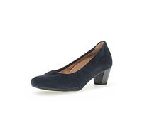 Gabor Damen Klassische Pumps, Frauen Absatzschuhe,Wechselfußbett,Komfortable Mehrweite (H),Ausgehschuhe,Court Shoes,Dark-Blue,37.5 EU / 4.5 UK