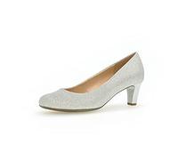 Gabor Damen Klassische Pumps, Frauen Elegante Pumps,stoeckelschuhe,Ausgehschuhe,Abendschuhe,Court,Shoes,hochhackige,Women's,Silber,37 EU / 4 UK