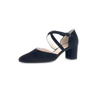 Gabor Damen Klassische Pumps, Frauen Pumps,Derby,Silber,grau,beige,Lack,braun,klassisch,f,Komfort-Mehrweite,modisch,pink,Dark Blue,40 EU / 6.5 UK