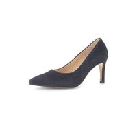 Pumps GABOR "Eleganter Pumps Rauleder", Damen, Gr. 40, blau, Schuhe Pumps (96753302-40) blau