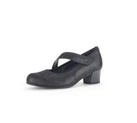 Gabor Damen Klassische Pumps, Frauen Pumps,Leder-Sohle,Merlot,Sport-Dynamic,g-Weite,glatt-Leder,antikrosa,silbrt,Casual,schwarz,38 EU / 5 UK