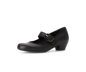 Gabor Damen Klassische Pumps, Frauen Pumps,metallic,Effekt,Easy-Walking,elegant,einlege-Sohle,geschlossen,Gold,Holly-Jolly,schwarz,40 EU / 6.5 UK