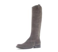 Gabor Stiefel Veloursleder Damen mit Reißverschluss Mohair Braun/Grau Gr. 40 EU / 6,5 UK