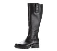 Stiefel GABOR COMFORT "Gabor Comfort Stiefel Leder", Damen, Gr. 39, schwarz, Leder, Schuhe (52219814-39) schwarz