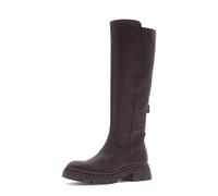 Stiefel GABOR, Damen, Gr. 40, Varioschaft, braun (dunkelbraun), Kalbsleder, Textil, unifarben, Schuhe Stiefel, Blockabsatz, Langschaftstiefel mit bequemer Best Fitting-Ausstattung, Topseller (93097413