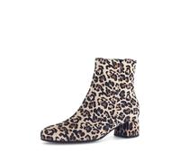 Stiefelette GABOR "Gabor Stiefelette Leder", Damen, Gr. 40,5, braun (leopard), Leder, casual, Schuhe (29687506-40,5) leopard