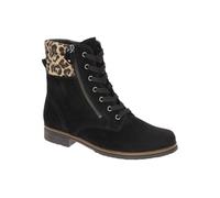 Gabor Damen Klassische Stiefeletten, Frauen Stiefeletten,daempfung,Best-Fitting,gesund,elastisch,gepolstert,feminin,schwarz/Natur,38 EU / 5 UK