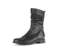 Gabor Schnürstiefeletten Comfort R6 – Damen, schwarz (Flausch), Weite G, Gr. 40 EU / 6.5 UK