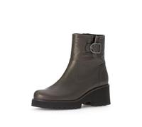 Gabor Comfort Stiefelette grün matt metallic Biker Stil 56.622.84 für Damen, grün, Gr. 38 ½ EU / 5,5 UK