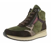 Gabor Damen Klassische Stiefeletten, Frauen Stiefeletten,uebergangsstiefel,reißverschluss,Boots,Stiefel,Bootee,Oliv/Choco k.(Mic),42.5 EU / 8.5 UK