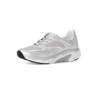 Gabor Damen Low-Top Sneaker 66.936 Silber/Weiß Größe 40 ½ EU / 7 UK