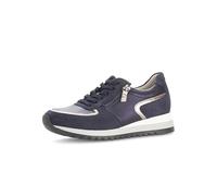 Gabor Damen Low-Top Sneaker, Schnürer, Strassenschuhe, Blue/Fucile, Größe 39