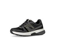 Gabor Damen Sneaker Rollingsoft 56.845.37 Schnürschuhe Plateausohle Strass schwarz Gr. 38 EU/5 UK