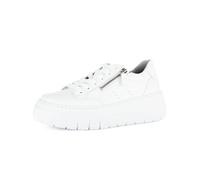 Gabor Damen Low-Top Sneaker, Frauen Halbschuhe,Best Fitting,schnürer,Ugly Sneaker,Chunky Sneaker,dad Shoes,straßenschuhe,Weiss,40 EU / 6.5 UK