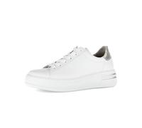 Gabor Damen Low-Top Sneaker Leichte Mehrweite (G) Weiss/Argento Größe 38.5 EU / 5.5 UK