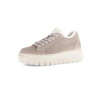 Gabor Damen Low-Top Sneaker, Frauen Halbschuhe,Best Fitting,schnürer,straßenschuhe,Strassenschuhe,Sportschuhe,Silk/Panna,40 EU / 6.5 UK