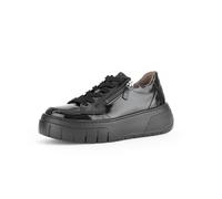 Gabor Schuhe Plateau Sneakers schwarz Lack 53.220.97 - Größe 41