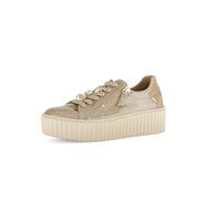 Gabor Damen Low-Top Sneaker, Frauen Halbschuhe,Best Fitting,Sportschuhe,Freizeitschuhe,Turnschuhe,Laufschuhe,Desert (Gold),40 EU / 6.5 UK