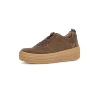 Gabor Damen Low-Top Sneaker, Frauen Halbschuhe,Best Fitting,Strassenschuhe,Sportschuhe,Freizeitschuhe,Turnschuhe,Laufschuhe,Whisky,42 EU / 8 UK