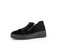 Gabor Damen Low-Top Sneaker, Frauen Halbschuhe,Best Fitting,straßenschuhe,Strassenschuhe,Sportschuhe,Turnschuhe,schwarz (schwarz),39 EU / 6 UK