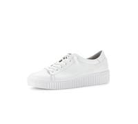 Gabor Damen Low-Top Sneaker, Frauen Halbschuhe,Best Fitting,straßenschuhe,Strassenschuhe,Sportschuhe,Freizeitschuhe,Weiss (Ice),38.5 EU / 5.5 UK