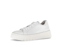Gabor Sneaker 63.240.29 Nappaleder Weiß/Silber Plateau Größe 37,5