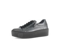 Gabor Damen Low-Top Sneaker, Frauen Halbschuhe,Best Fitting,Turnschuhe,Laufschuhe,schnürschuhe,schnürer,antiksilber(schw.),40 EU / 6.5 UK