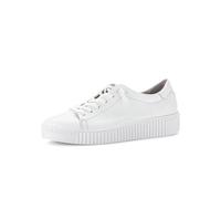 Gabor Slip-On Sneaker Cervo – Leder, Gummizug – Weiß Gr. 38 Damen