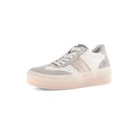 Gabor Damen Low-Top Sneaker, Frauen Halbschuhe,Best Fitting,Warmfutter,Laufschuhe,schnürschuhe,schnürer,beige Komb(DBS:Web,38.5 EU / 5.5 UK