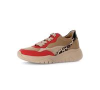 Gabor Sneaker Leo modisch für Damen, beige, Größe 39 EU / 6 UK