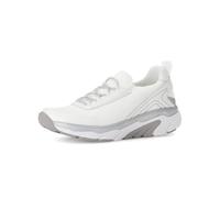 Gabor Damen Low-Top Sneaker, Frauen Halbschuhe,Freizeit,sportlich,straßenschuhe,Strassenschuhe,Sportschuhe,Weiss/Silber,40.5 EU / 7 UK