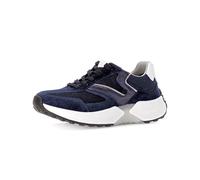 Gabor Damen Low-Top Sneaker, Frauen Halbschuhe,Freizeitschuhe,Laufschuhe,schnürschuhe,schnürer,Business,Freizeit,Blue Kombi,37.5 EU / 4.5 UK
