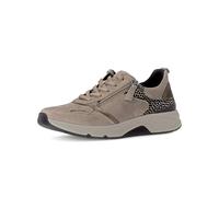Gabor Damen Low-Top Sneaker, Frauen Halbschuhe,Freizeitschuhe,Laufschuhe,schnürschuhe,schnürer,Business,Freizeit,Dark-beige,38.5 EU / 5.5 UK