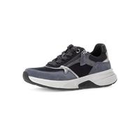 Gabor Damen Low-Top Sneaker, Frauen Halbschuhe,Freizeitschuhe,Laufschuhe,schnürschuhe,schnürer,Plateausohle,River/Jeans Kombi,40 EU / 6.5 UK