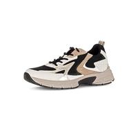 Gabor Damen Low-Top Sneaker, Frauen Halbschuhe,Freizeitschuhe,Turnschuhe,Laufschuhe,schnürschuhe,schnürer,schwarz/Neve k.,40 EU / 6.5 UK