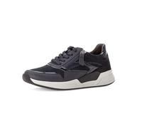 Gabor Damen Low-Top Sneaker, Frauen Halbschuhe,Freizeitschuhe,Turnschuhe,Laufschuhe,schnürschuhe,schnürer,Business,Dark-Blue,39 EU / 6 UK