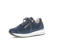Gabor Damen Low-Top Sneaker, Frauen Halbschuhe,Komfortable Mehrweite (H),Chunky Sneaker,dad Shoes,Sportschuhe,River/Marine (pf),37.5 EU / 4.5 UK