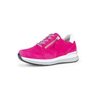 Gabor Damen Low-Top Sneaker, Frauen Halbschuhe,Komfortable Mehrweite (H),Freizeitschuhe,Turnschuhe,Laufschuhe,pink/Weiss,38 EU / 5 UK