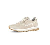 Gabor Sneaker Turin 66.378.33 Damen Komfort Mehrweite (H) Beige Größe 37,5
