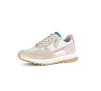Gabor comfort 46378-63 Argent/Oasi/Pink (Beige) - sportlicher Schnürschuh - Damenschuhe Bequeme Schnürschuhe, Beige, leder/textil (mesh/velour/met.) für Damen, rosa, Gr. 38 ½ EU / 5,5 UK