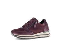 Gabor Damen Low-Top Sneaker, Frauen Halbschuhe,Komfortable Mehrweite (H),Strassenschuhe,Sportschuhe,Freizeitschuhe,Merlot Kombi,40 EU / 6.5 UK