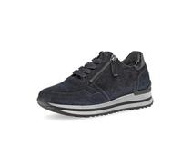Gabor Sneaker Damen 56.528.46 Komfort Samt Mehrweite H Blau Größe 43