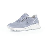 Gabor Damen Low-Top Sneaker, Frauen Halbschuhe,Komfortable Mehrweite (H),Turnschuhe,Laufschuhe,schnürschuhe,Nautic/Aqua,41 EU / 7.5 UK