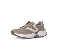 Gabor Damen Low-Top Sneaker, Frauen Halbschuhe,Laufschuhe,schnürschuhe,schnürer,Business,Freizeit,straßenschuhe,Silk/Desert,42 EU / 8 UK