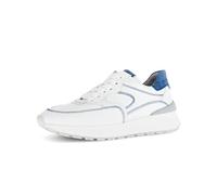 Gabor Damen Low-Top Sneaker, Frauen Halbschuhe,Laufschuhe,schnürschuhe,schnürer,straßenschuhe,Strassenschuhe,Weiss/Jeans,39 EU / 6 UK